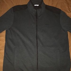 Calvin Klein zip up sweater no hood